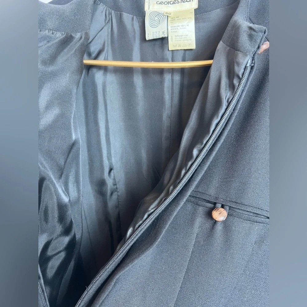 Vintage George Rech Wool Dress 40 - Picture 7 of 10